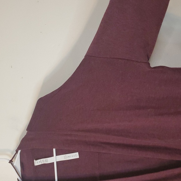 Lululemon Open Mind Open Heart Burgundy Cardigan Size 12 Womens Soft Cozy Wrap - Picture 5 of 16